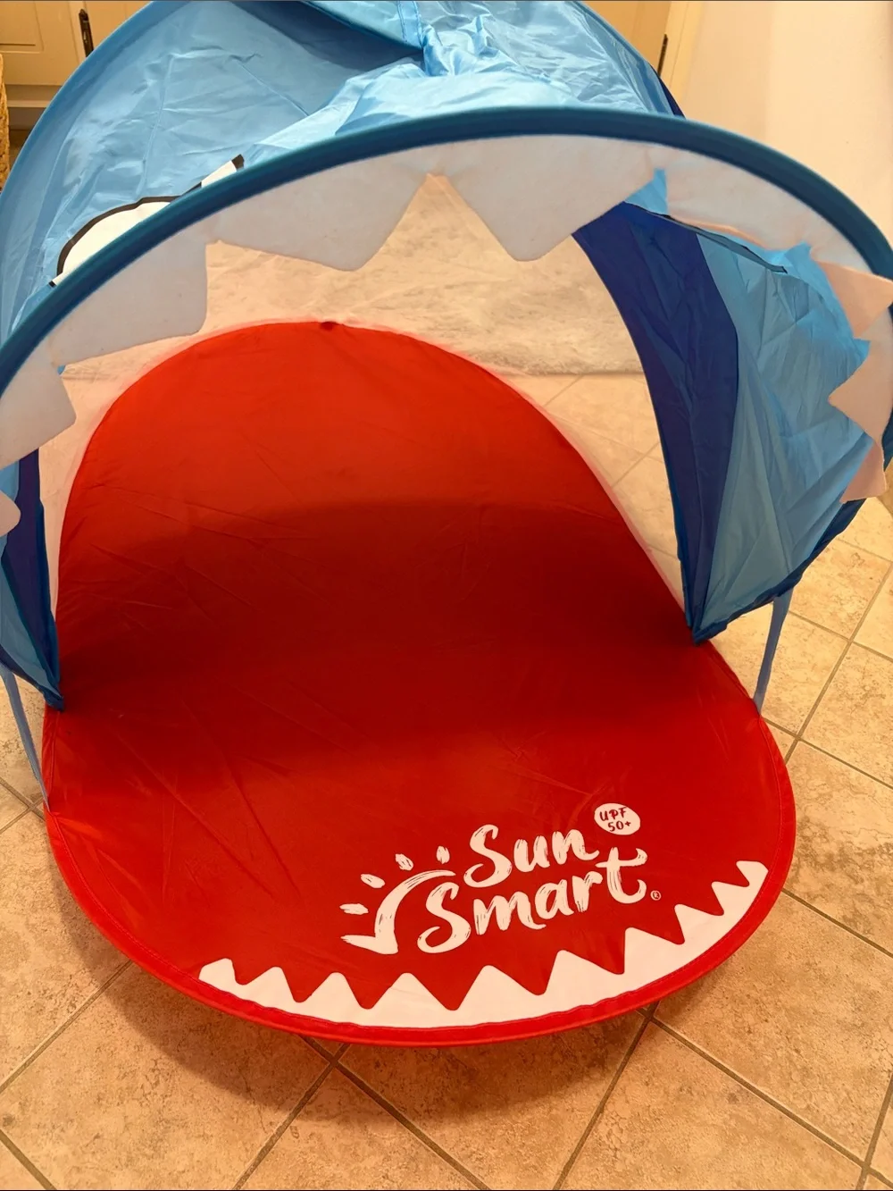 Pop-Up Sun Shelter for Kids - Blue Shark ,
